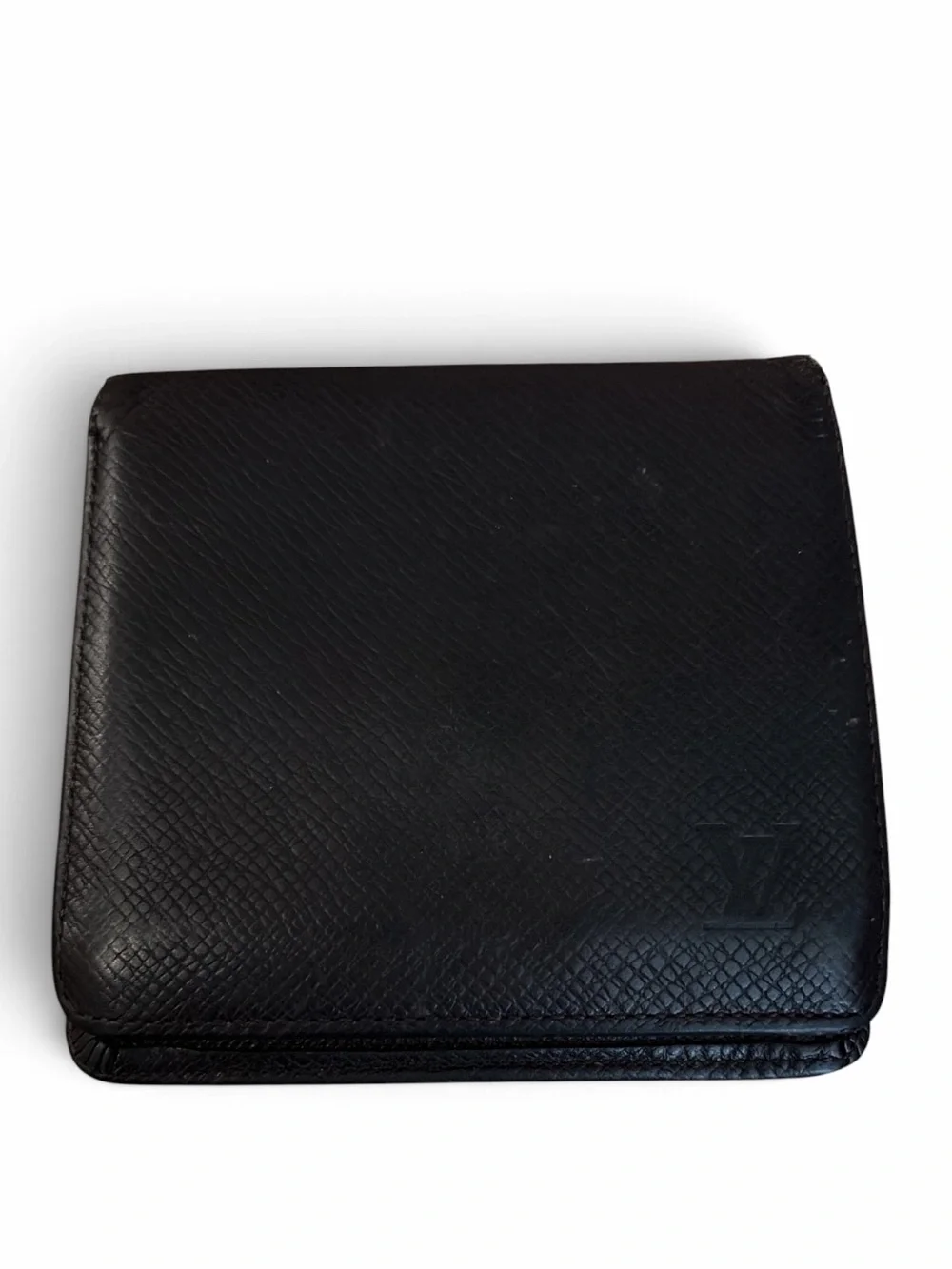 Louis Vuitton Men’s Dark Brown Taiga Leather Bifold Wallet